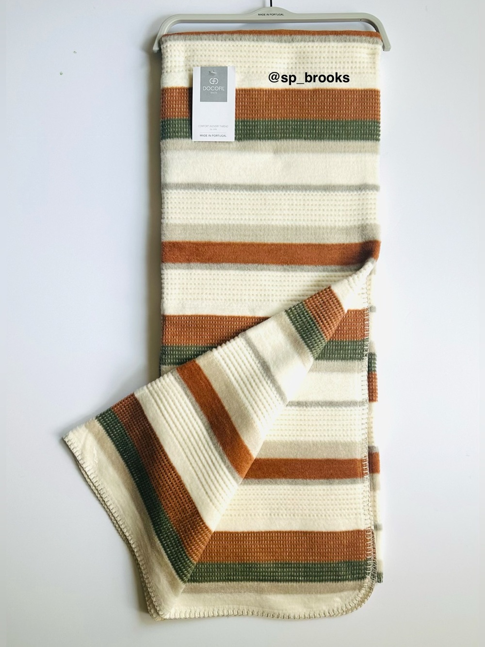 🎁Docofil White Throw Blanket - Fall Multi